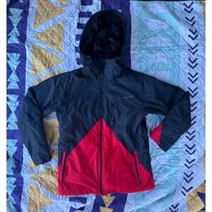 Quiksilver Mission Dry Flight Snowboard Jacket Black and Red